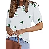 Zeagoo Women Short Sleeve Sweater Summer Crew Neck Dressy Casual Soft Knit Pullover Tops Trendy