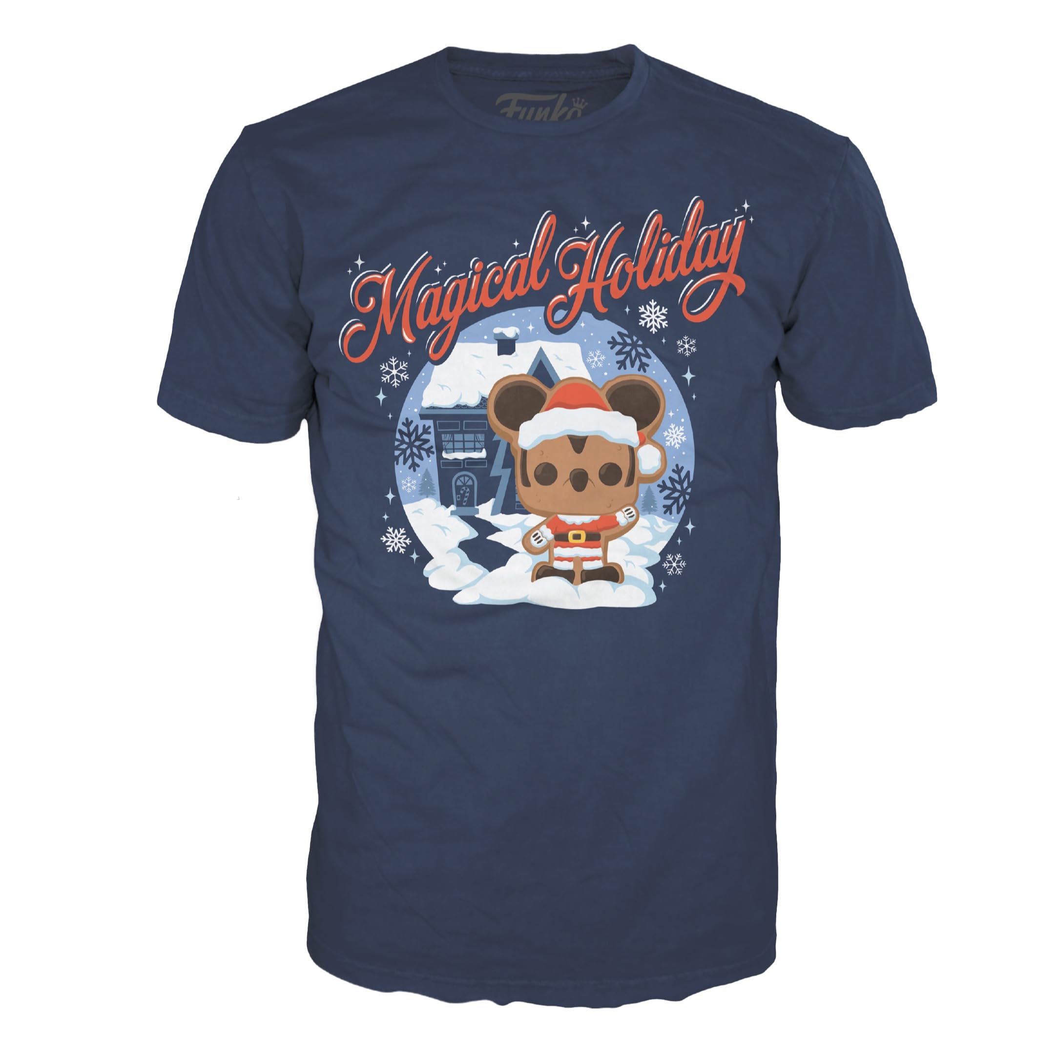 Funko Boxed Tee: Disney Holiday-anta Santa Mickey - Small - (S) - T-Shirt - Clothes - Gift Idea - Short Sleeve Top for Adults Unisex Men and Women - Official Merchandise Fans Multicolour