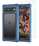 SUPBEC Google Pixel 6 Case with Tempered Glass