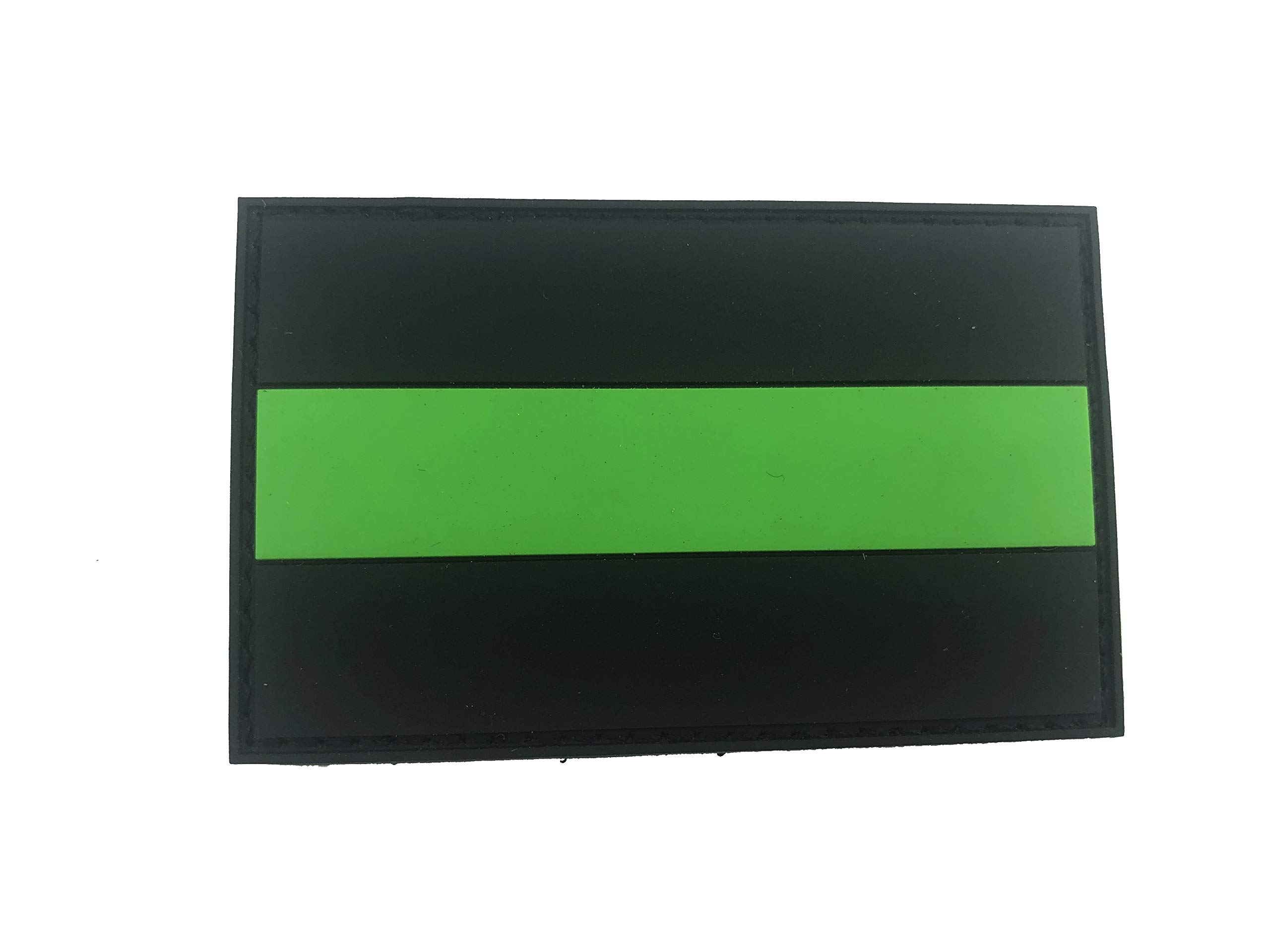 Thin Green Line Flag Ambulance Medic Airsoft PVC Morale Patch