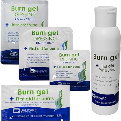 Qualicare Emergency First Aid Burns Care 3.5g Sachets 10 Pack