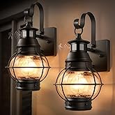 Lamomo 2 Packs Motion Sensor Outdoor Porch Light for House,Outdoor Wall Light Fixtures Wall Mount, Waterproof Aluminum Exteri