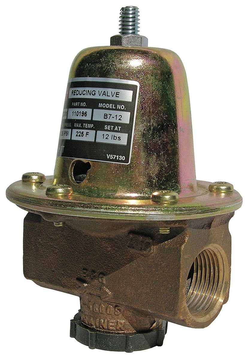 Bell & Gossett B7-12 Lead Free Pressure Reducing Valve, 3/4" Npt Connection, Brass