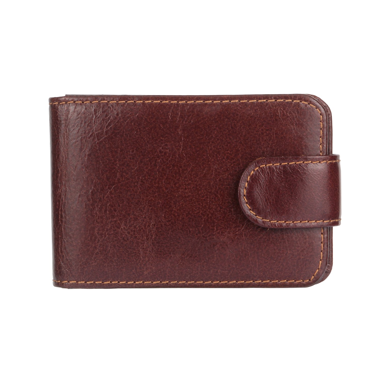 IDEAWIN Genuine Leather RFID Blocking Slim Trifold Front Pocket Wallet Card Wallet Card Holder