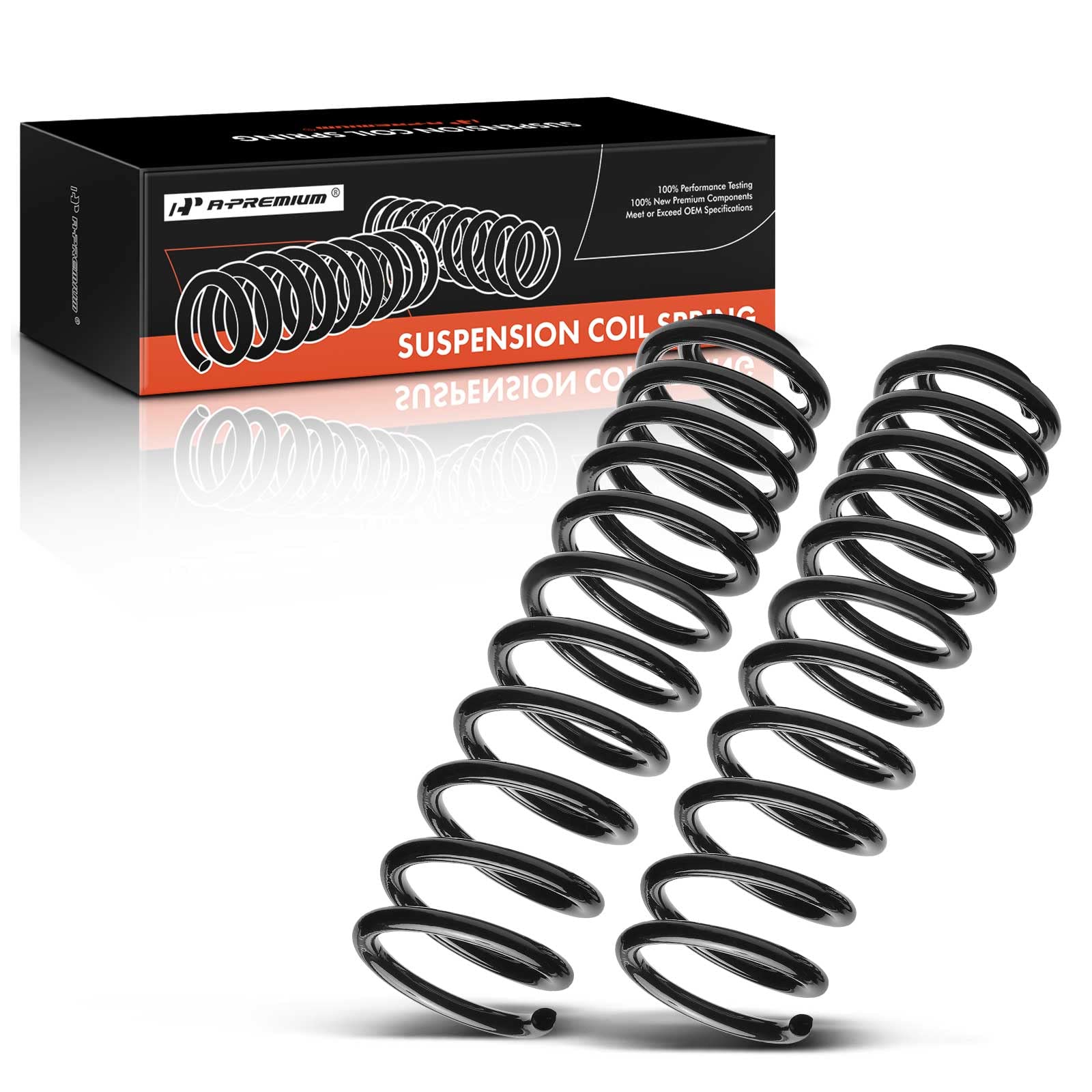 A-Premium 2Pcs Front Left and Right Suspension Coil