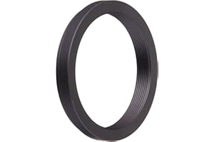Fotodiox Metal Step Down Ring, Anodized Black Metal 43mm-37mm, 43-37 mm
