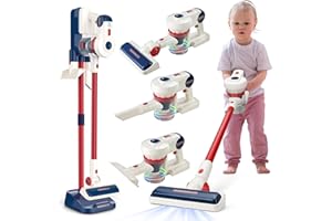 BLF FUN Cleaning Toy Set for Kids 3 4 5 6, Toddler Toys 3 in 1 Vacuum Cleaner Set, Toddler Gifts Cleaning Toy Sets, Birthday Gifts for Kid Boys and Girls Age 3+