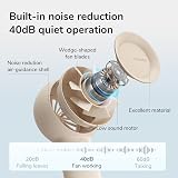 JISULIFE Handheld Turbo Fan 5 Speeds 4000mAh USB Rechargeable Brown view 8