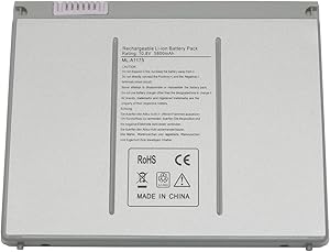 A1175 Laptop Battery Replacement for Apple MacBook Pro 15
