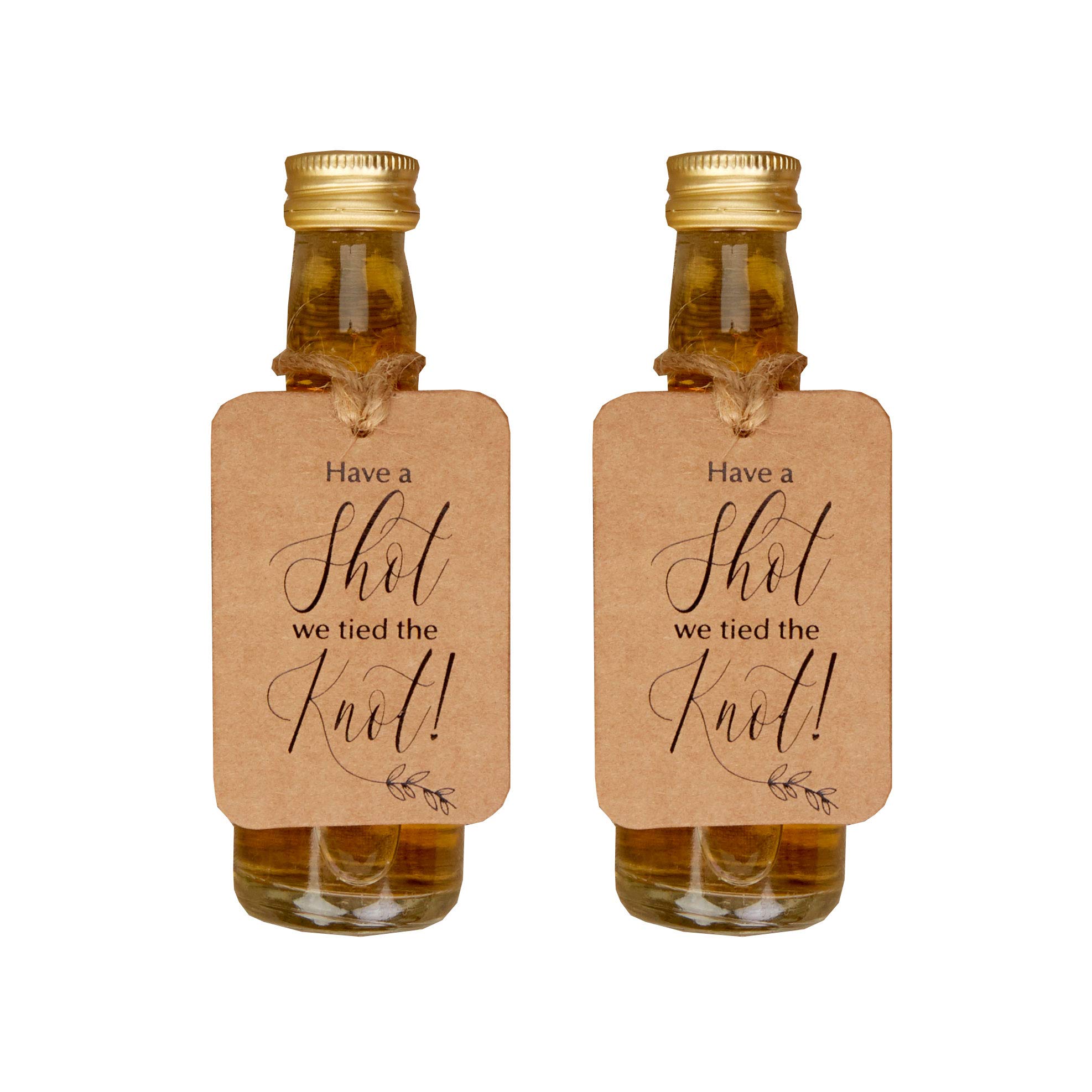 Neviti 775912 Hearts Shot Tags-10 Pack Gift, Brown Kraft, 4.5 x 6.5 cm