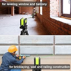 Huepar 3 - Point Laser, Self-leveling Green Beam