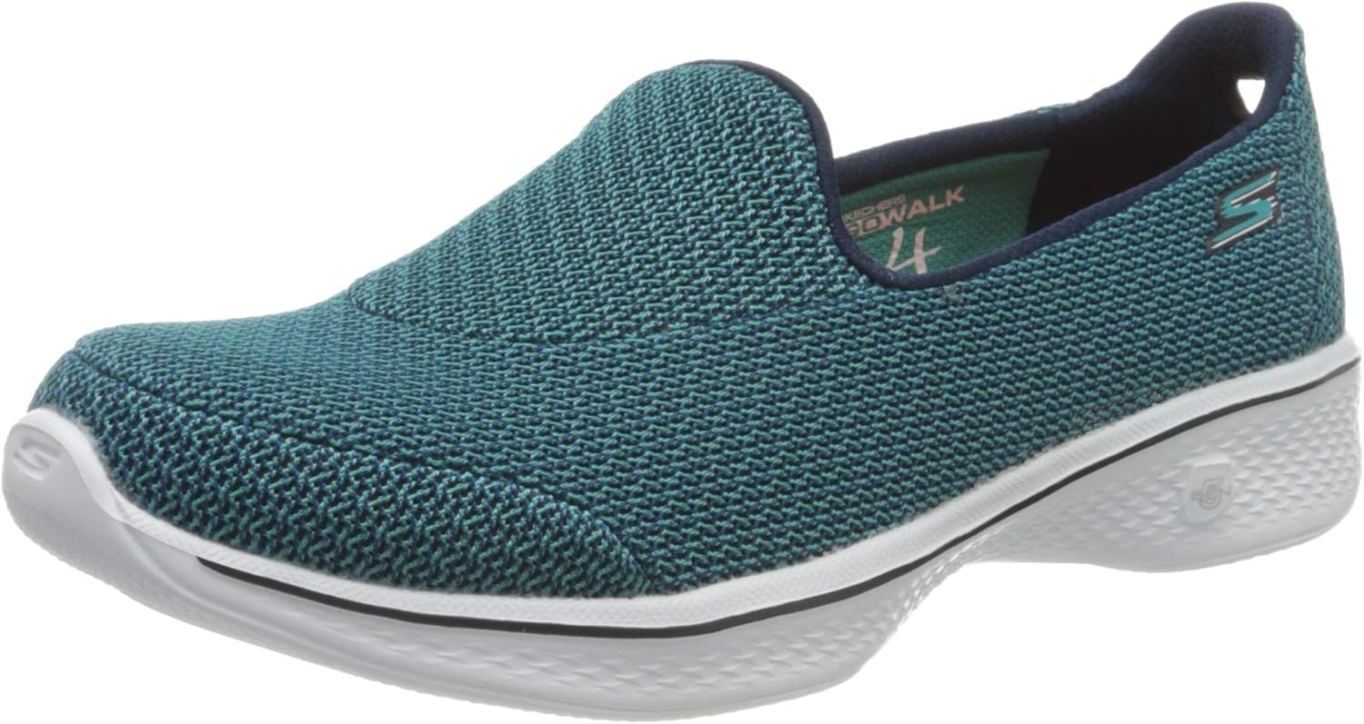 teal skechers go walk