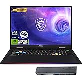 MSI Raider 18 HX RTX 5090 Gaming Laptop, 18" 4K UHD+, Intel Core Ultra 9 285HX, 64GB DDR5, 1TB SSD, SteelSeries per-Key RGB KB, FP Reader, Thunderbolt 5, Bundle with Thunderobot 7 in-1 USB-C Hub