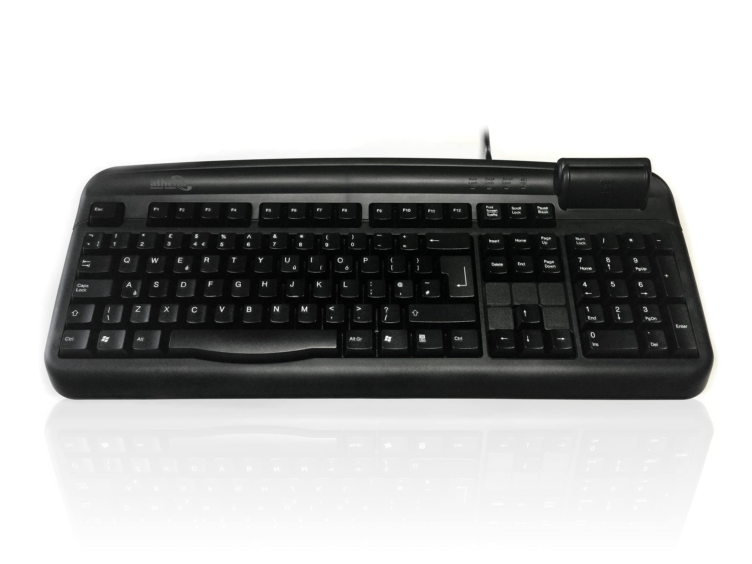 Accuratus K107C - USB Professional Full Size Landing Contact Smart Card Keyboard