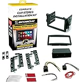 Scosche ICGM10BN Complete Double/Single DIN Stereo Installation Kit for Select Non-Amplified 2006-17 General Motors Vehicles - No Steering Wheel Remote - See Fit Guide in Images to Verify Your Vehicle