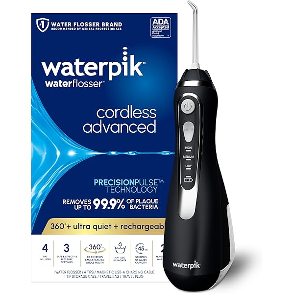 waterpik waterflosser 充電式 Amazon.com: Waterpik Cordless Pearl Water Flosser Bundle