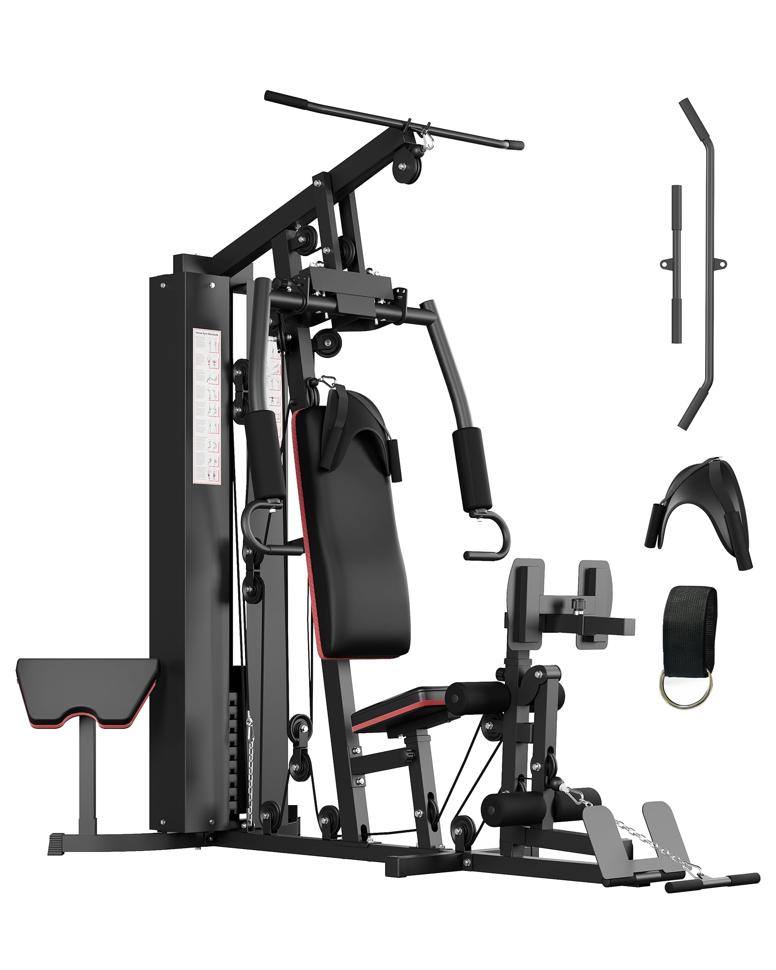 Photo 1 of *Missing peices/ parts only* GarveeLife Home Gym Equipment Machine, Full Body Workout Machine with 150 LBS Weight Stack,