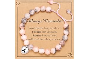 UNGENT THEM Gifts for Girls Jewelry, Initial Bracelets for Teen Girls Women, Letter Initial Charm Bracelets for Girls, Jewelry Gifts for Teenage Teen Girls Birthday Christmas Valentines Day Gifts…