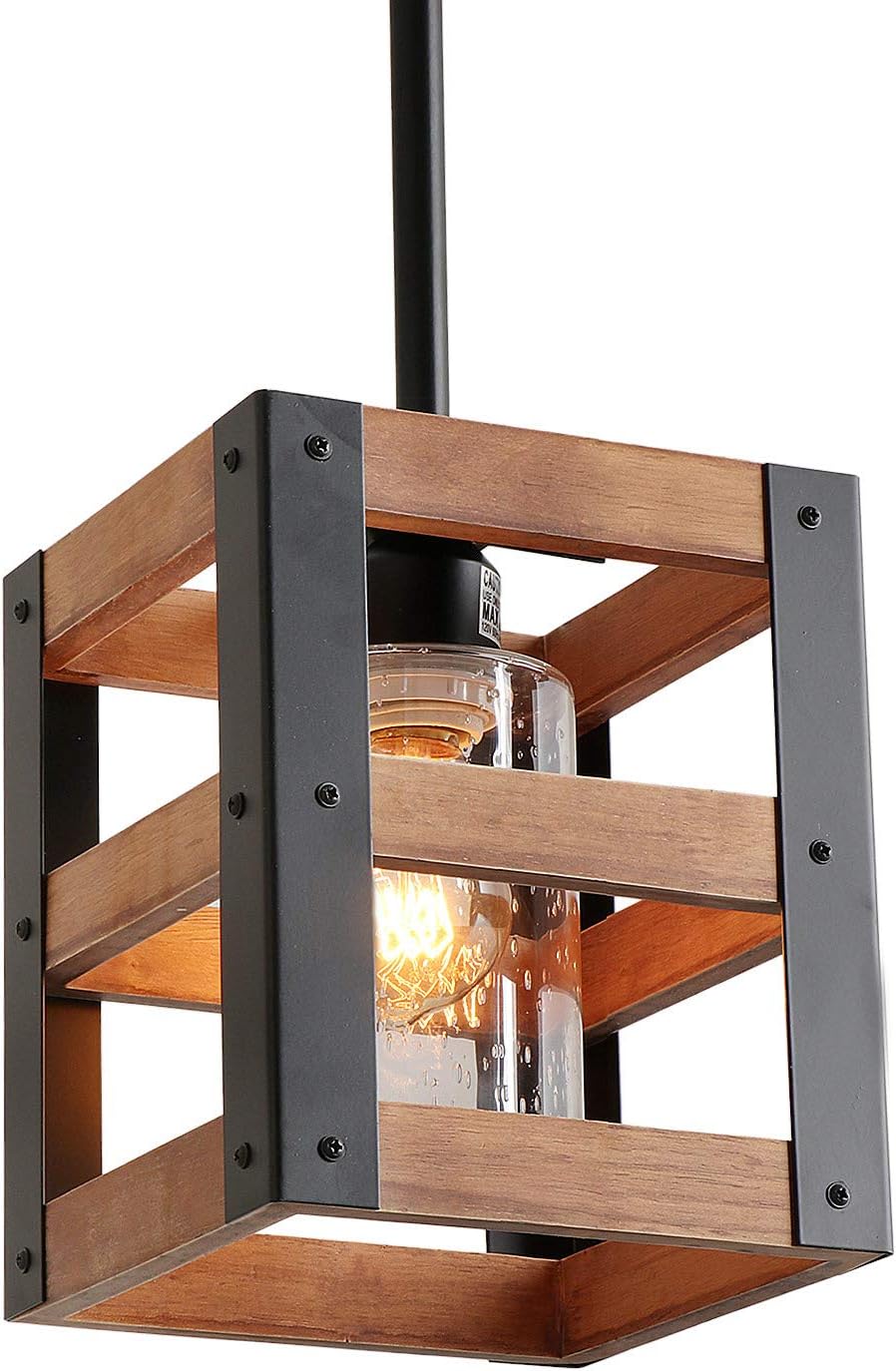 Best Glass And Wood Pendant Lighting