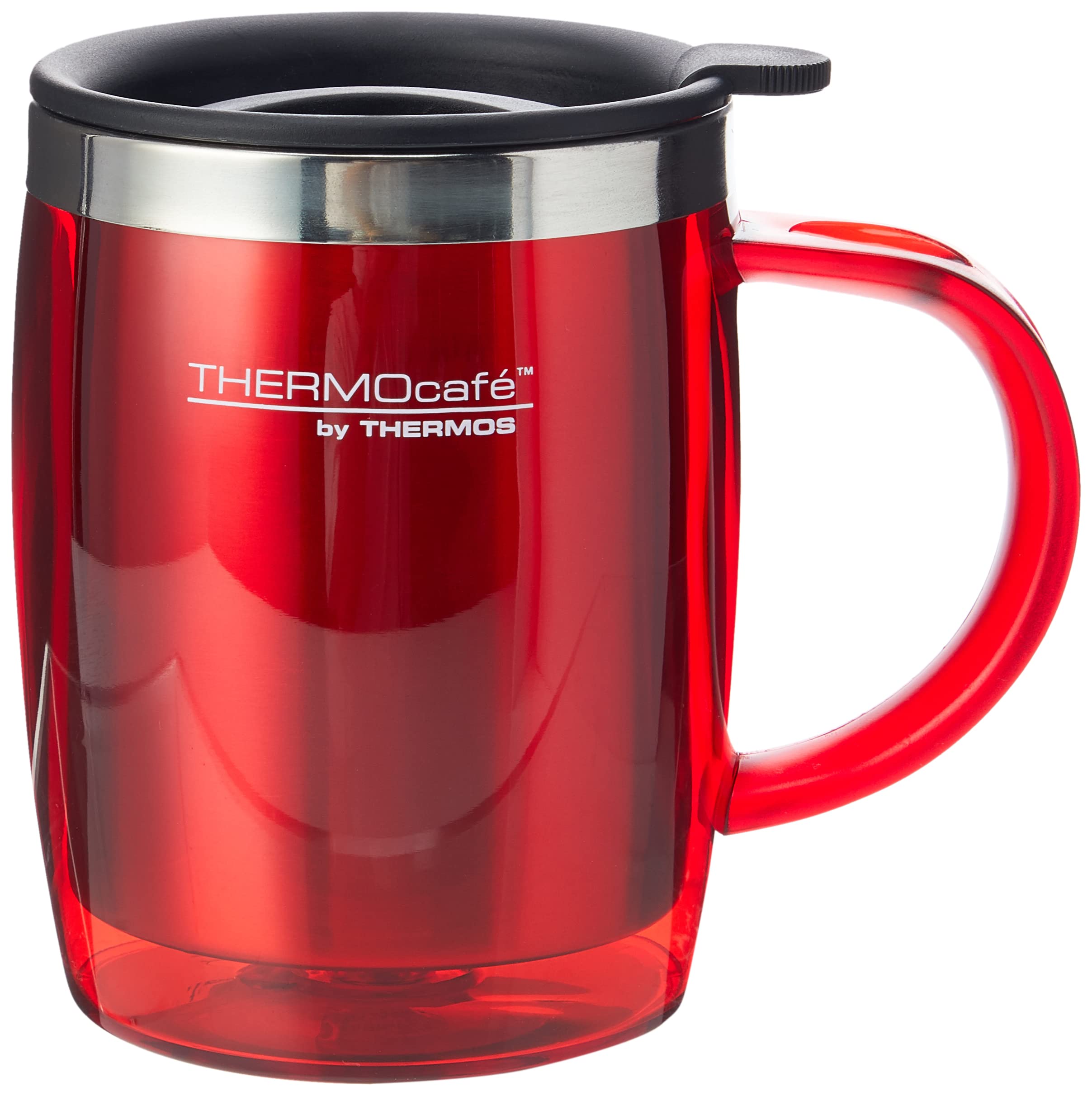 Thermos ThermoCafé 187094 Translucent Desk Mug, Red, 450 ml — image 1