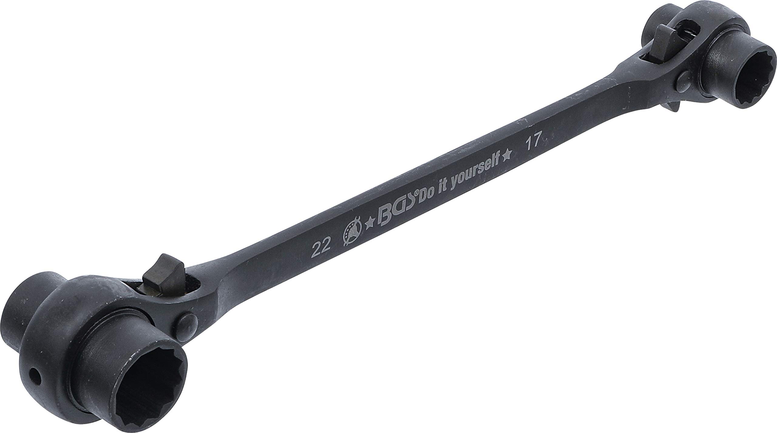 BGS Diy 6843 | Scaffolding Ratchet | 4-in-1 | 14 - 17 - 19 - 22 mm