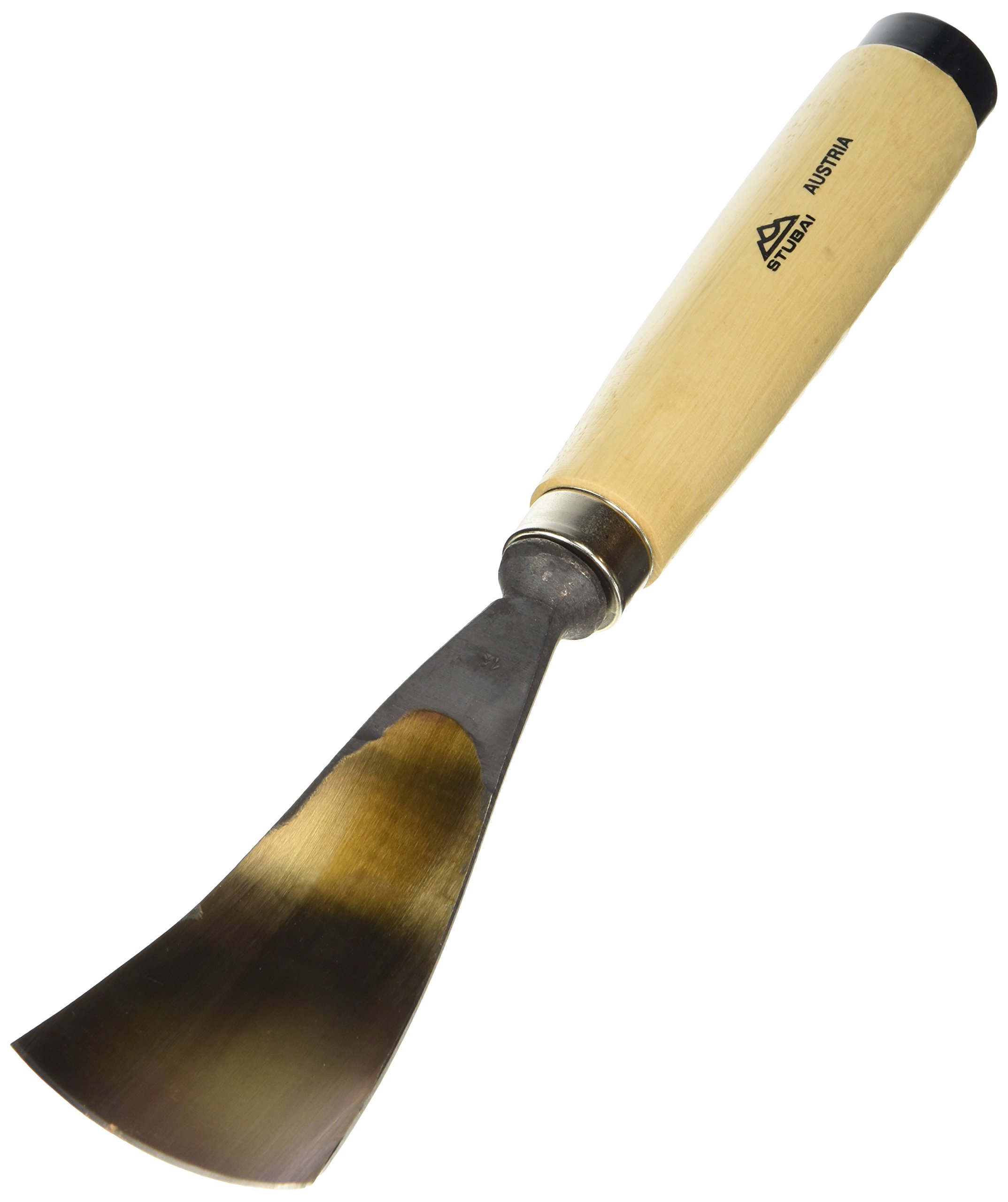 Stubai 521460 Type 14 Wood Carving Chisel with Wooden Handle, Gold/Beige, 60 mm
