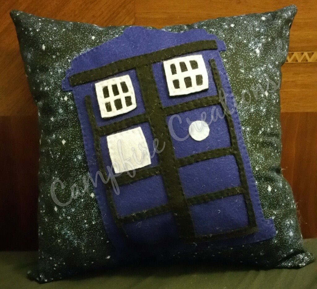 Amazon Com Dr Who Tardis Pillow Handmade