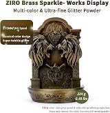 ZIRO Glitter Multicolor PLA Filament 1.75mm 1kg Brass Sparkle Rainbow view 2