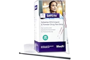 Safe Life Xylazine Test Strips [25 Pack], Xylazine(XYL) Test Strips-Test Liquids and Powders for Presence of Xylazine