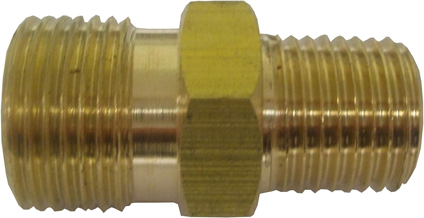 Brass 3 8 Lh Male X 1 4 Rh Male Adaptor Amazon Co Uk Diy Tools