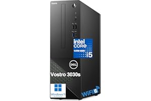 Dell Vostro 3030s Small Desktop SFF Business Computer, 14th Gen Intel 10-Core i5-14400 (Beat i7-13620H), 16GB DDR5 RAM, 512GB PCIe SSD, WiFi 6, Bluetooth, Type-C, DisplayPort, HDMI, Windows 11 Pro