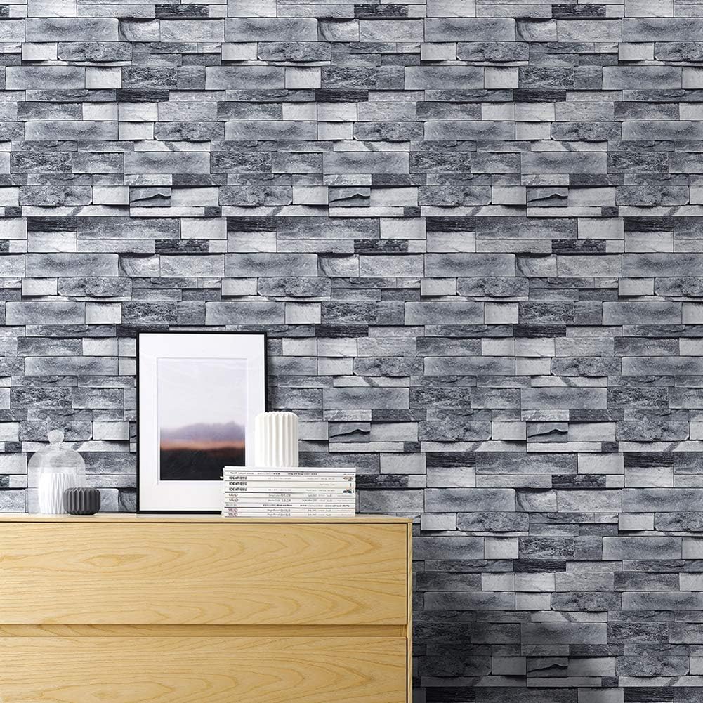 Wood Self Adhesive Paper 45cm X 10 m(17.71" X 393") SelfAdhesive Removable Wood Peel and Stick