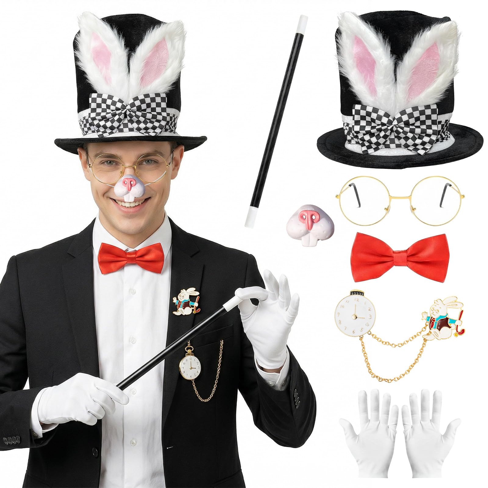 Apparlxer Easter Bunny Accessories and Costumes (Style B)