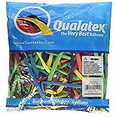 Qualatex 260Q Tropical Assortment Tying Balloons, 60 x 2 x 2 inches (100ct)