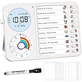 3-in-1 Visual Timer & ADHD Tool for Kids – ADHD Task Timer for Adults with Visual Schedule, Chore Chart & Planning Board for