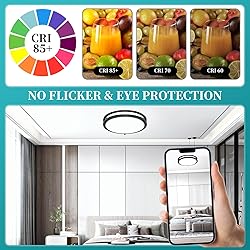 GOZIG 12Inch 3800LM Flush Mount LED Ceiling Light