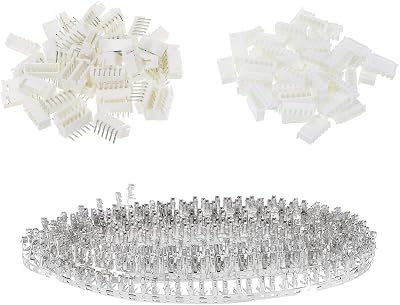 sourcing map 2.54mm XH 6 Pin Connector Kit Male Female Header Right Angle