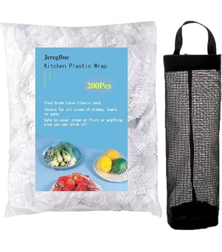 Lot De 200 Couvercles Alimentaires Élastiques - Sacs De Conservation Frais Réutilisables