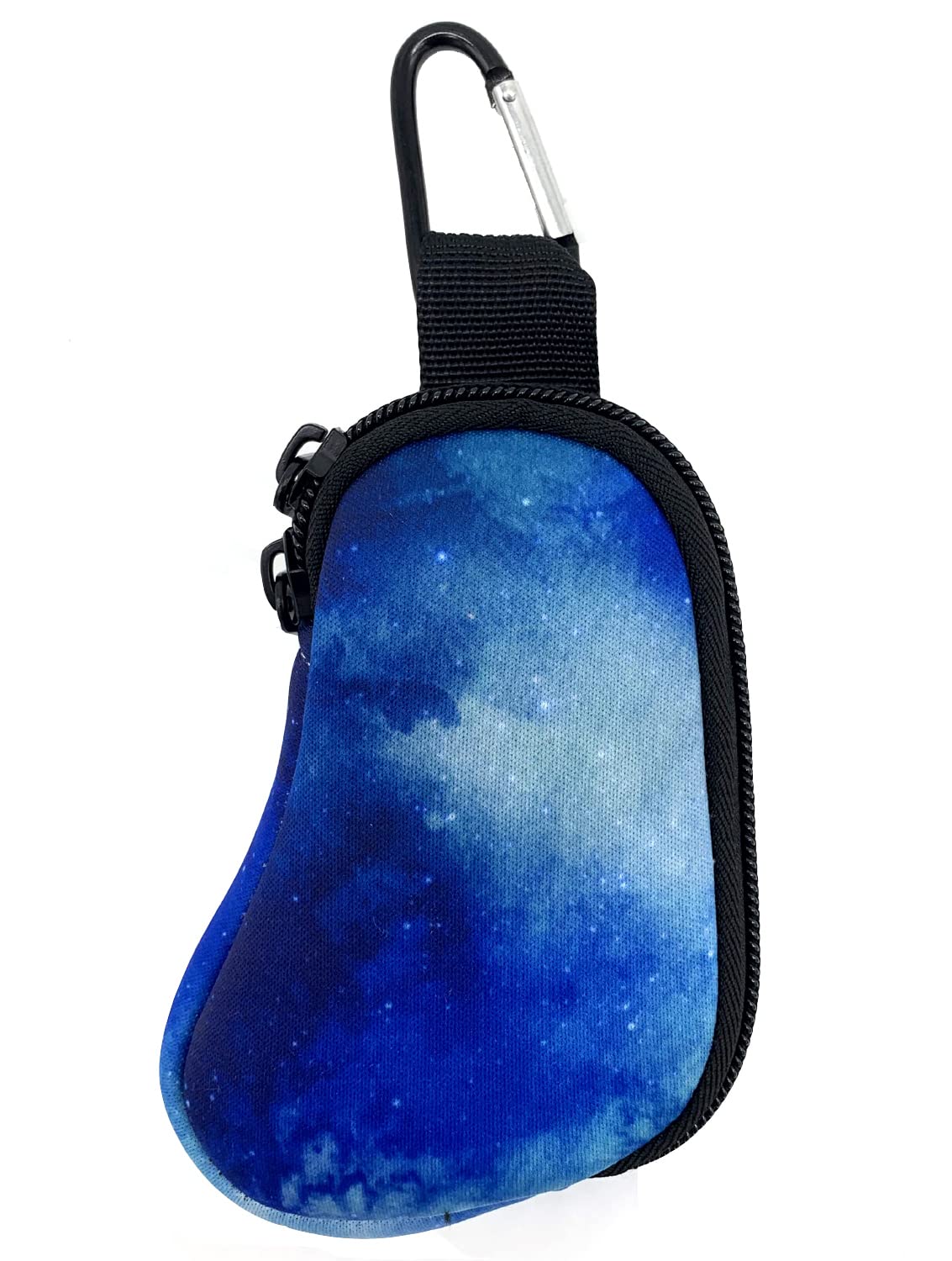 Spacmirrors Asthma Inhaler Holder Neoprene Protective Portable Carrying Bag Travel Inhaler Mini Case Sleeve for L-Shaped Inhaler, Inhaler Not Included (Sky Blue)