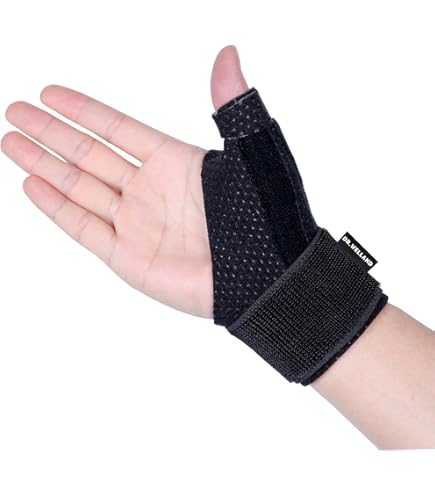 Paire D’attelles En Gel Respirant Pour Poignet Et Pouce Pour Main