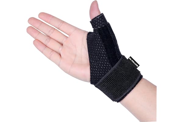 Dr.Welland Reversible Thumb & Wrist Stabilizer splint for BlackBerry Thumb, Trigger Finger, Pain Relief, Arthritis, Tendoniti