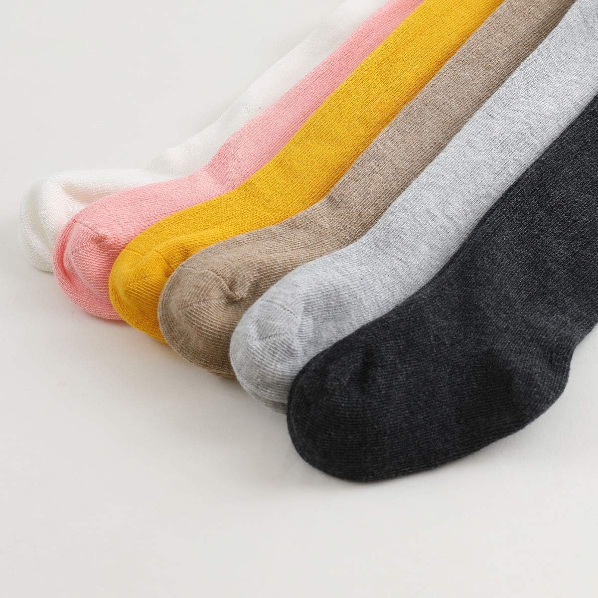 marc janie Baby Toddler Girls' Cotton Stretch Seamless Tights: Clothing