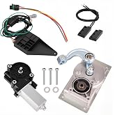 Sobalai RV Step Motor Conversion Kit for A Curved Linkage Compatible with Kwikee 22, 23, 28A, 30, 32, 33, 34, 35, 36, 38, 40 Series Steps 379160 909510000 379147