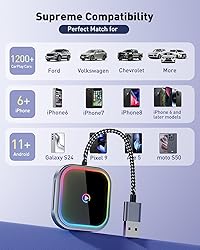 FAHREN 2-in-1 Wireless Carplay Adapter for iPhone