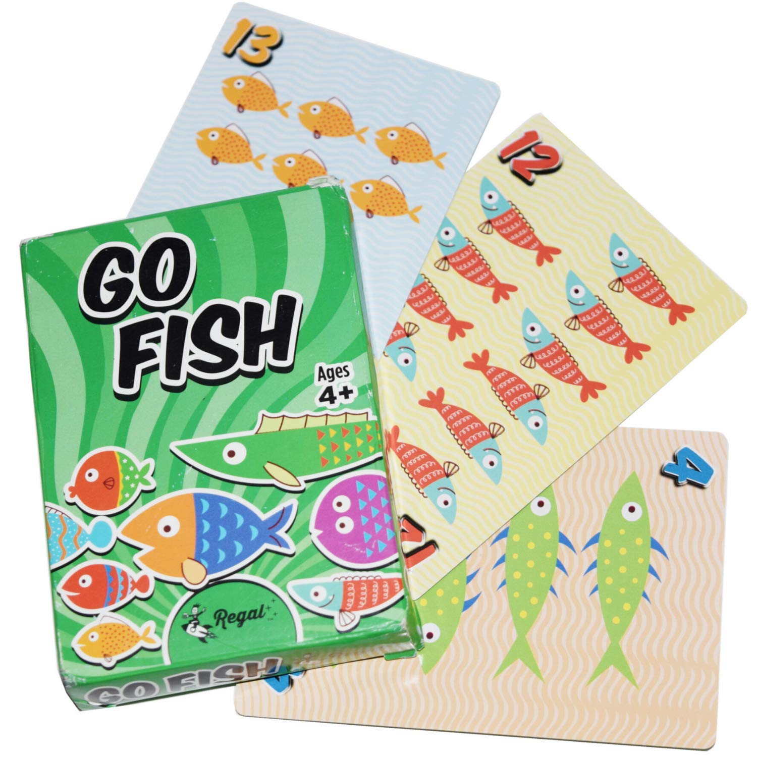 Photo 1 of Regal Games Dedicated Card Game for Kids 4 5 6 7 8+ | Funny Travel Board Playing Game for Families (Go Fish)