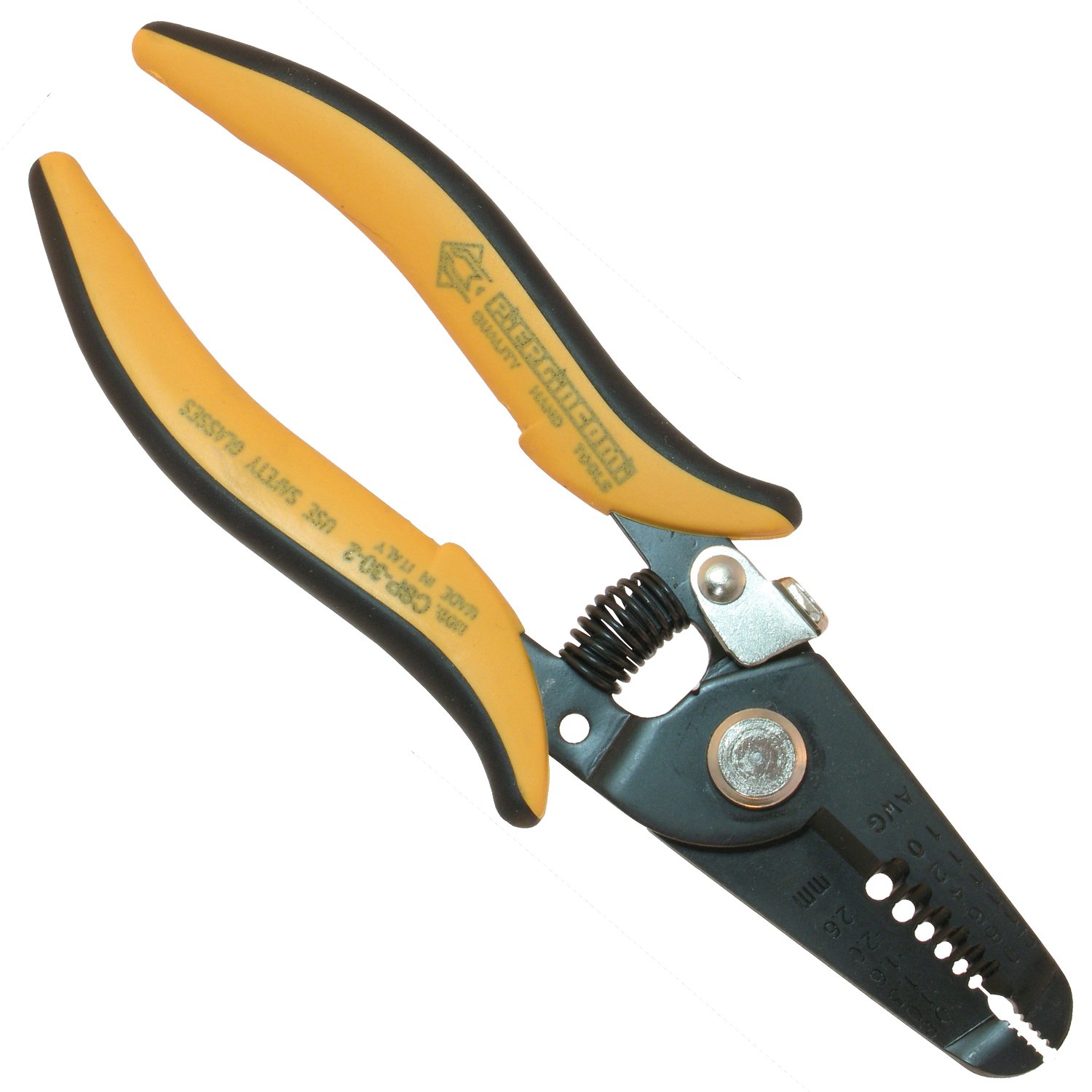 Nedis Stripping Plier Crimper, All-Purpose Tool with Shears, Multi-Diameter Wire Stripper and Pliers, for 10-20 AWG Cables, Grip Model S