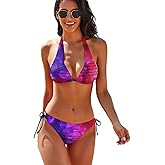 Women's Two Piece Sexy Bikini Set Swimsuits Swimwear Modest Bathing Suits with Swimsuits for Women