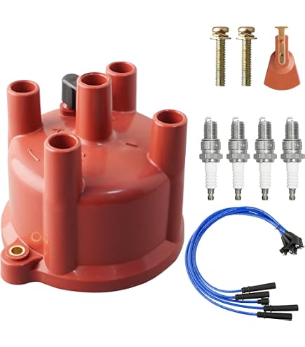 volvo 122s distributor c lip Ignition Tune-Up Kit & Cap for Delco Clip-Held Cap Mercedes Benz
