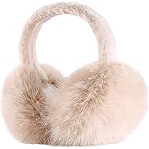 Itopupi Ear Muffs for Women & Men, Faux Fur Earmuffs, Fuzzy Earmuffs for Winter Sports