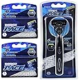 Dorco Pace 6 Plus Power - Six Blade Power Razor System with Trimmer (9 Cartridges + 1 Handle)